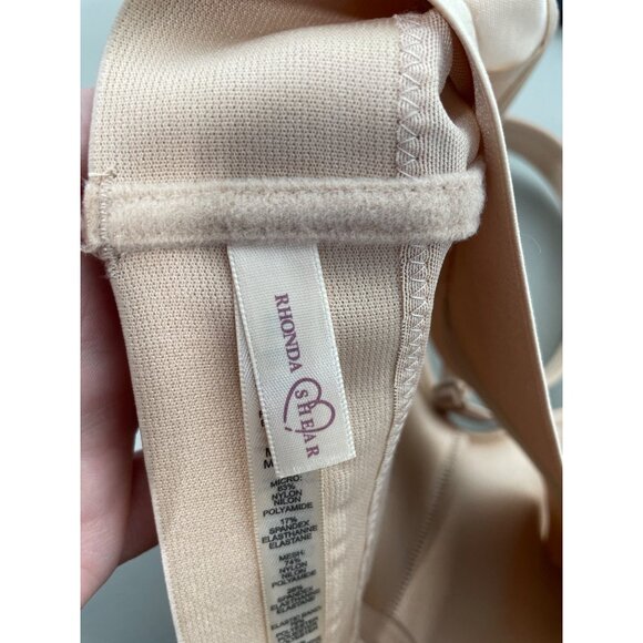 Rhonda Shear 2Pack Molded Cup Bra with Wrap Back Size Medium Black Beige 654.3 - Picture 5 of 10